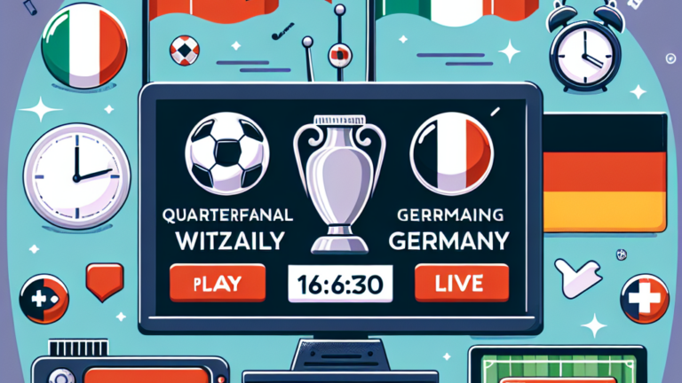 EURO 2024 bei MagentaTV live: 2 Achtelfinals, Samstag, 16.30 Uhr live: Schweiz – Italien & Deutschland