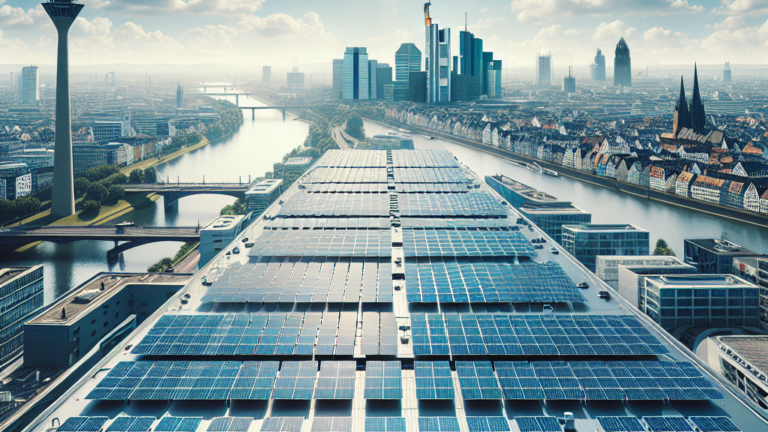 Sunrock baut 6,7 MW PV-Anlage auf Gewerbe-Dach in Düsseldorf