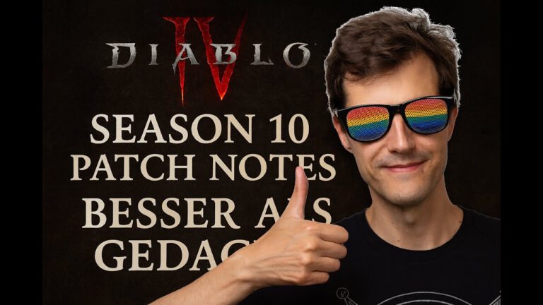Diablo 4: Patchnotes der Season 10 für den PTR