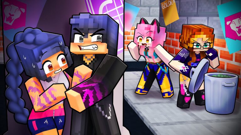 Huntrix X Saja Boys Verbotene Liebe in Minecraft