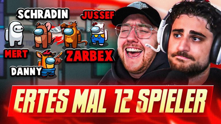 12 Spieler und 3 Imposter bei Among Us Crashout
