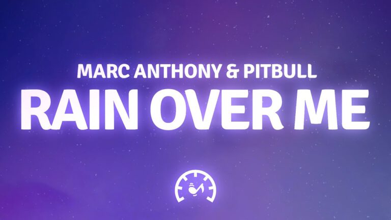 Pitbull – Rain Over Me mit Marc Anthony (Lyrics)
