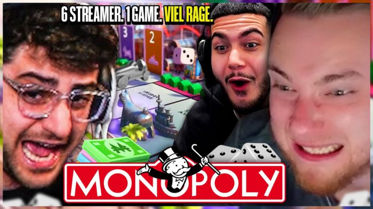 Monopoly Chaos mit Eli, Rohat, Kroko, Riirex und Breitenberg