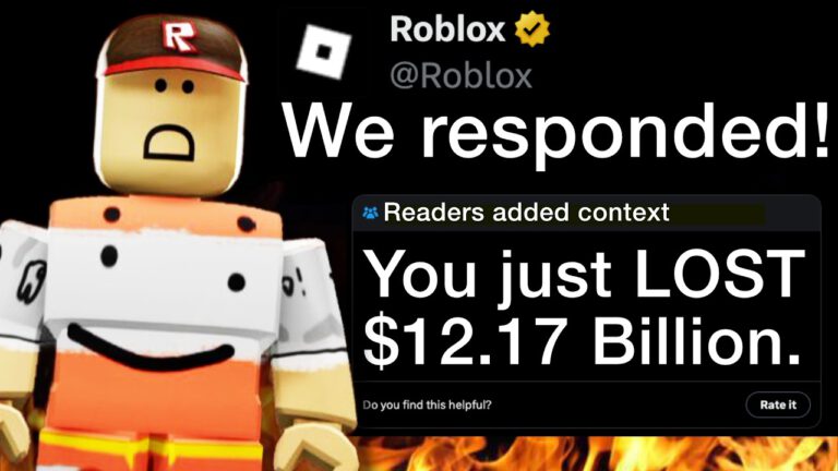 Ein Spieler verursacht 12,17 Milliarden Dollar Verlust für Roblox
