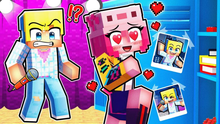 Huntrix verliebt sich in Ukri Saja Boy in Minecraft