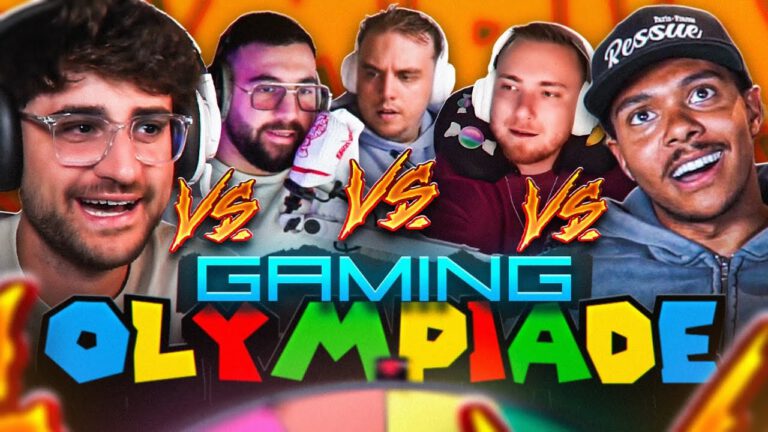 XXL GAMING OLYMPIADE MIT MERT, KROKO, SOLUTION UND WILLY
