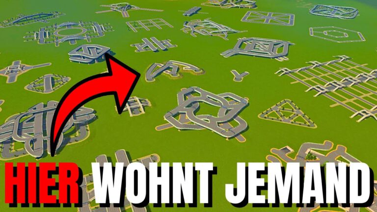 Ich Baue Eine Stadt Mit 100 Verschiedenen Kreuzungen