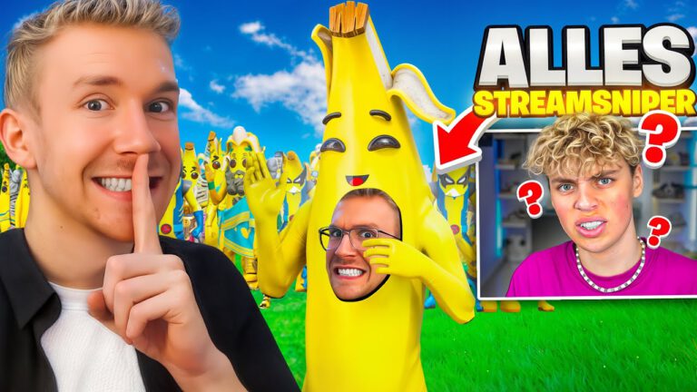 50 Banenen helfen YouTubern in Fortnite spielen
