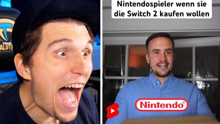 Paluten schaut Shorts und kauft sich eine Switch 2