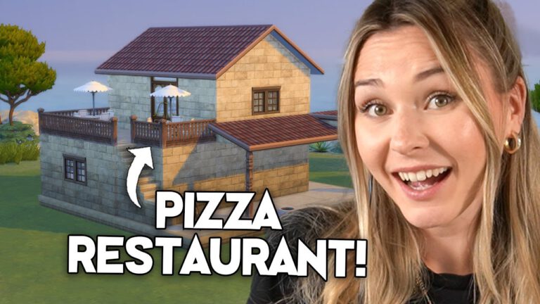 Ich eröffne ein Pizza Restaurant in Die Sims 4