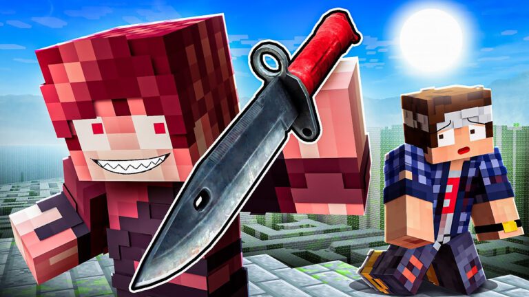 Herausforderung im endlosen Labyrinth in Minecraft