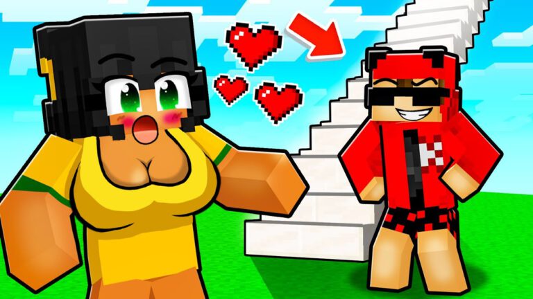 Minecraft NOOB vs PRO: Längste Treppe bauen