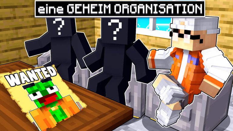 Beitritt zu einer geheimen Organisation in Minecraft-Nachbarschaft