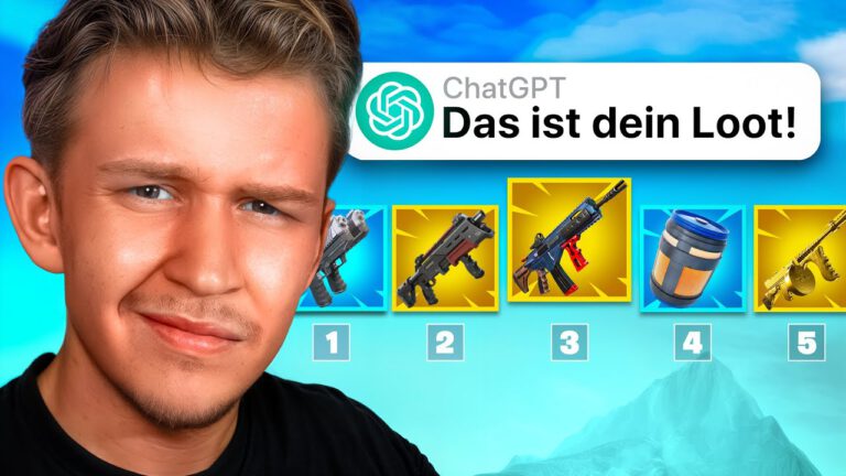 CHATGPT BESTIMMT MEINE FORTNITE SPIELSITZUNGEN