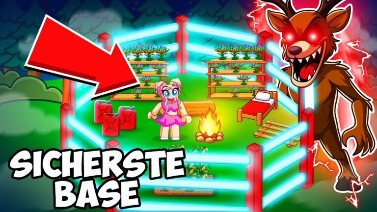 Die sicherste Basis im Wald nach 99 Tagen Roblox