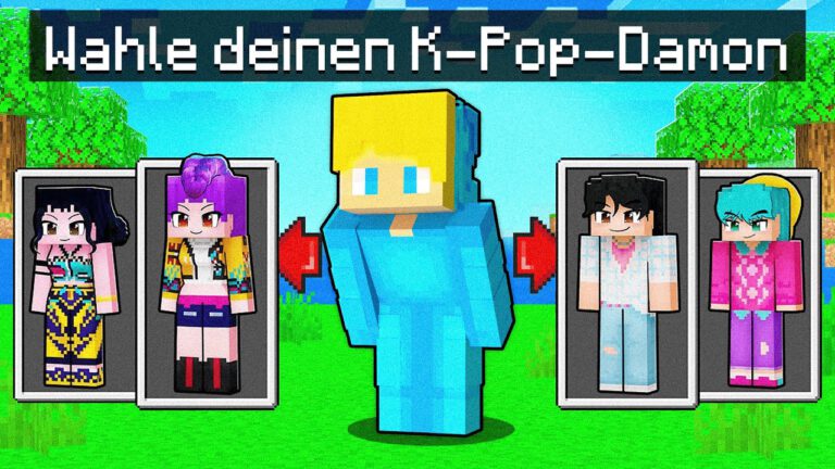 Minecraft mit deinem KPOP Dämonenjäger wählen