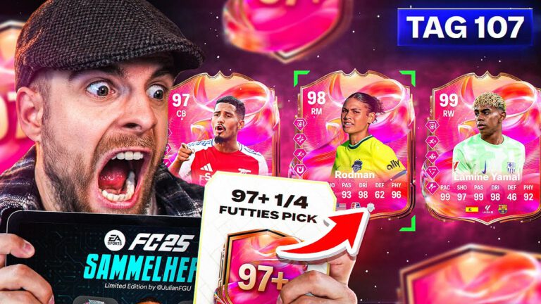 97 PICKS & 500k PACK Karten sammeln in EA FC 25 TAG 107