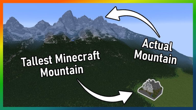 Echte Berge in Minecraft erleben