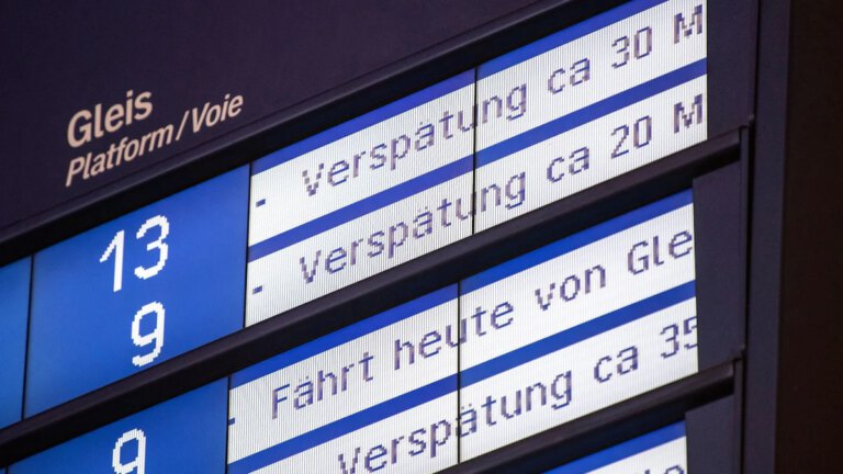 Deutsche Bahn: Fast 50% der Fernzüge verspätet