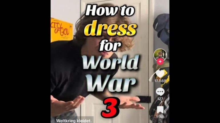 Outfit-Trend für den Dritten Weltkrieg sorgt für Aufsehen