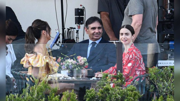 Lily Collins dreht neue Staffel von Emily in Paris in Venedig