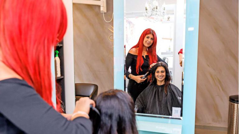 Model-Frisuren für die New Yorker Fashion Week aus Ehningen