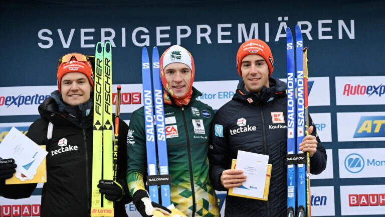 Biathlon-Duo erzielt Podestplatz beim Sverigepremiären