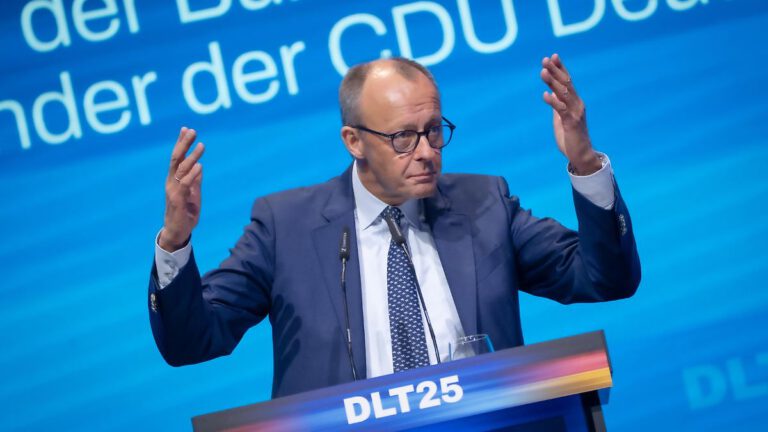 Merz fordert Parteinachwuchs in Rentendebatte auf zur Mitarbeit