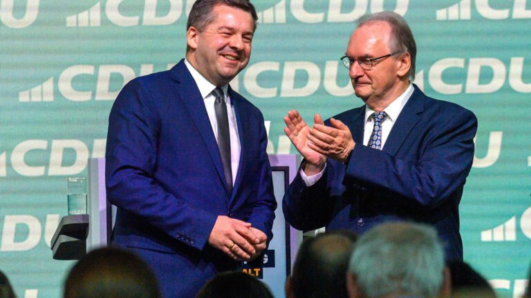 Schulze bleibt CDU-Chef in Sachsen-Anhalt – Wahlkampf im Fokus