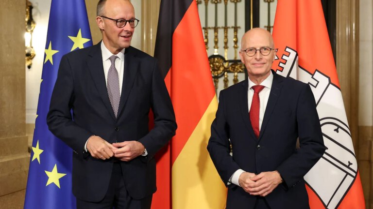 Hamburgs Antrittsbesuch: Merz forciert Klimaschutz und Luftfahrt