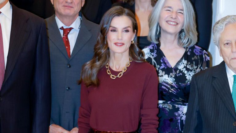 Königin Letizia: Paillettenrock elegant und stilvoll kombiniert