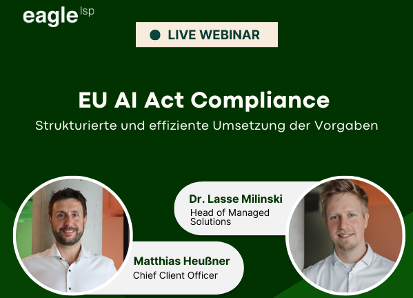 EU AI Act Compliance effizient umsetzen und strukturieren