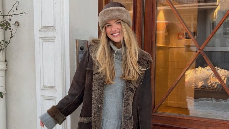 Perfekte Pullover-Hosen-Kombi für kalte Wintertage