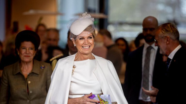 Königin Máxima in Weiß: Fans träumen von neuer Hochzeit